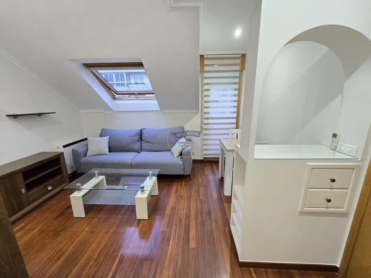Sala de estar de Ático en venta en Vigo  con Aire acondicionado, Calefacción y Parquet