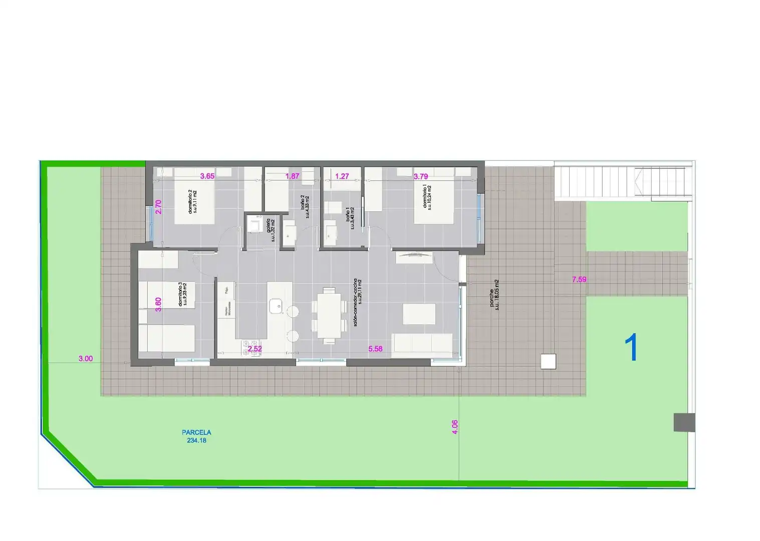 Bungalow with pool for sale in Pilar de la Horadada ciudad, imagen 50