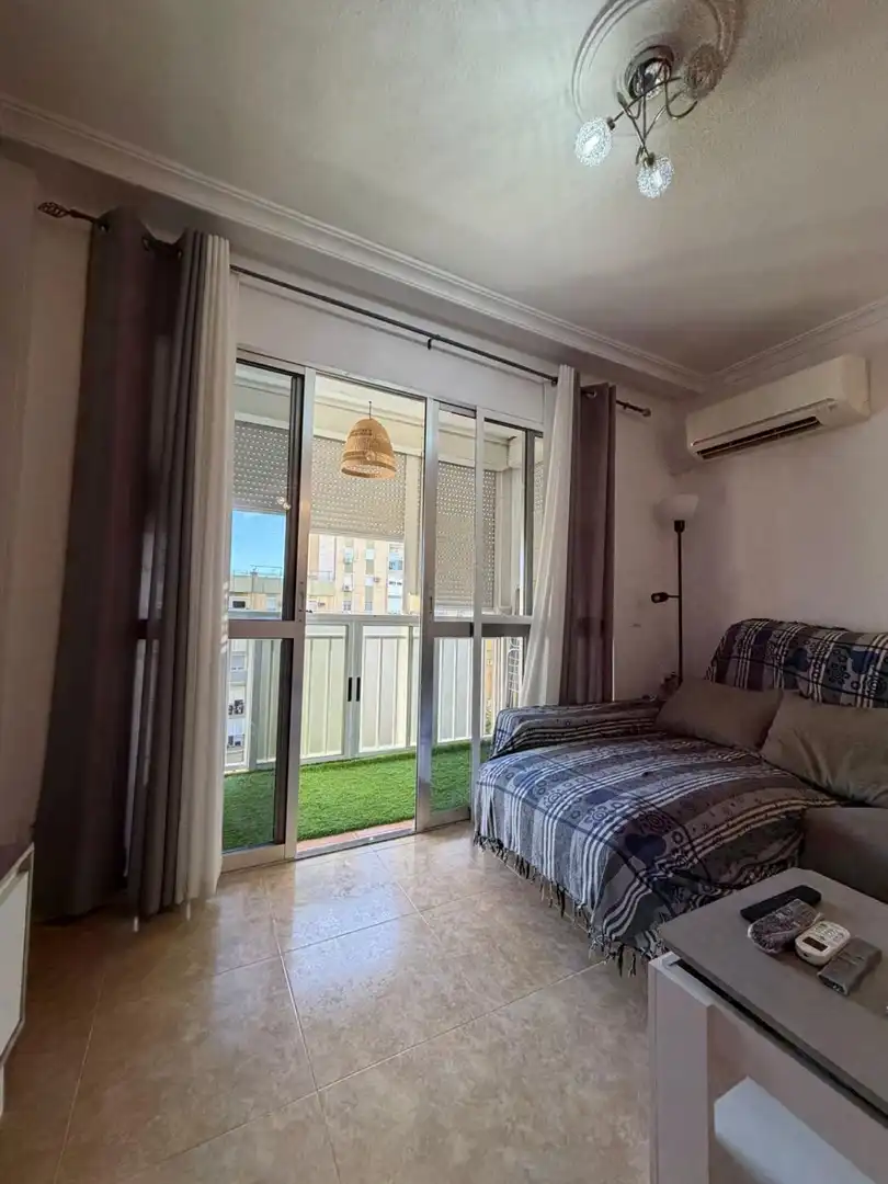 Bedroom of Flat for sale in Sevilla  with Air Conditioner and Terrace