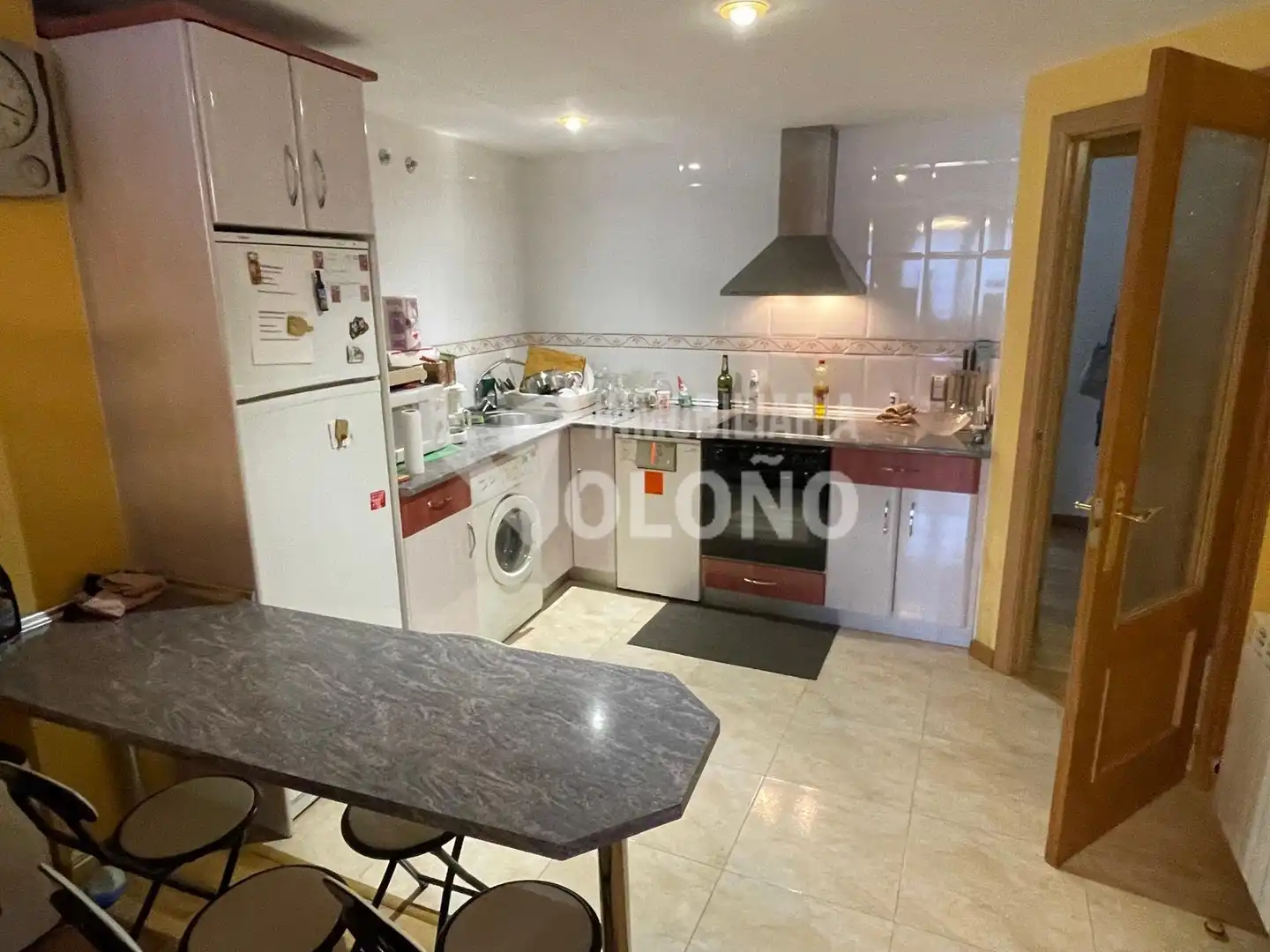 Cocina de Apartamento en venta en Leiva con Calefacción, Parquet y Amueblado