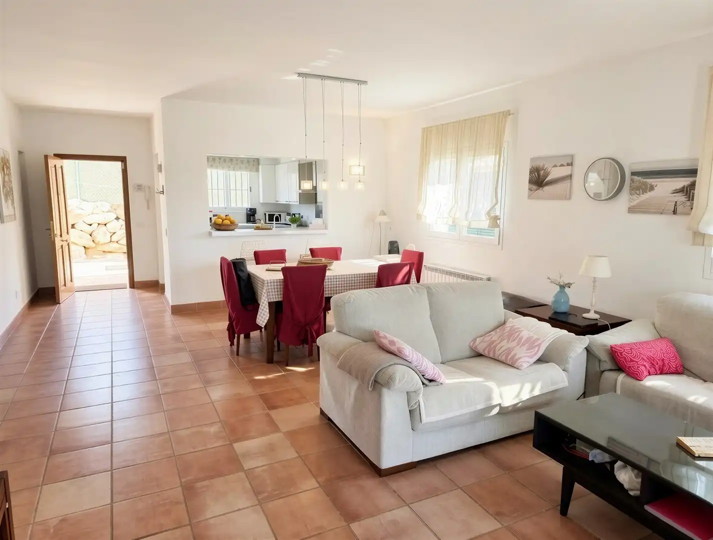 Sala de estar de Finca rústica en venta en Campos con Aire acondicionado, Calefacción y Piscina