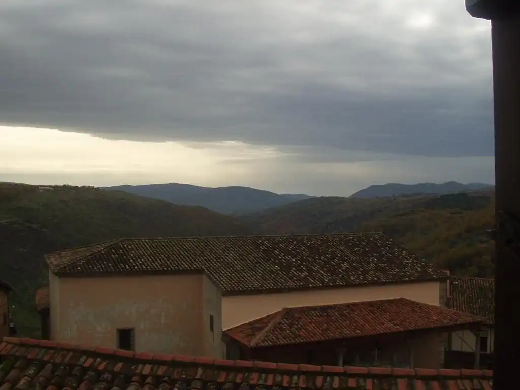 Vista exterior de Casa o chalet en venta en Miranda del Castañar con Terraza