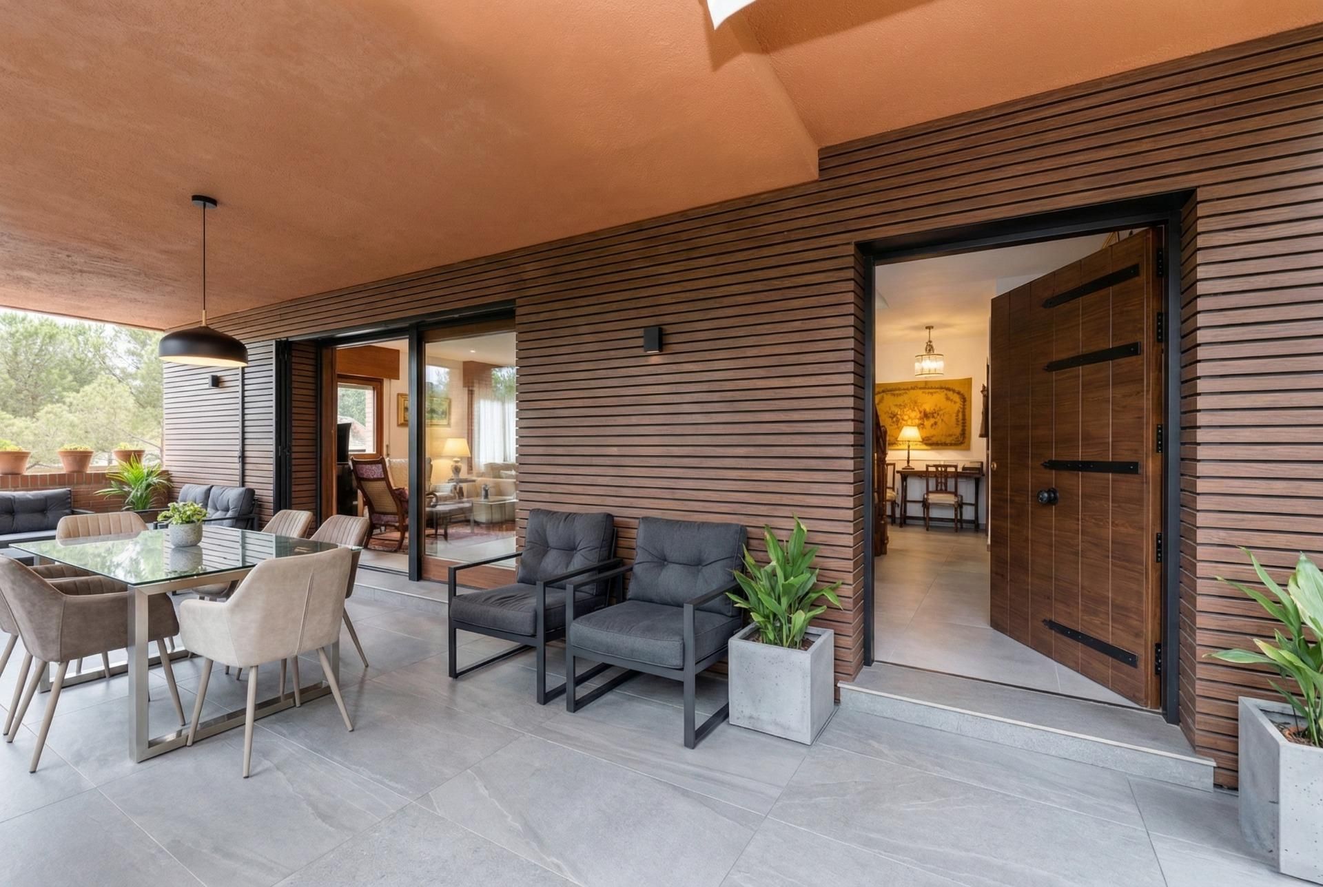 Terrace of House or chalet for sale in Galapagar  with Heating, Private garden and Community pool