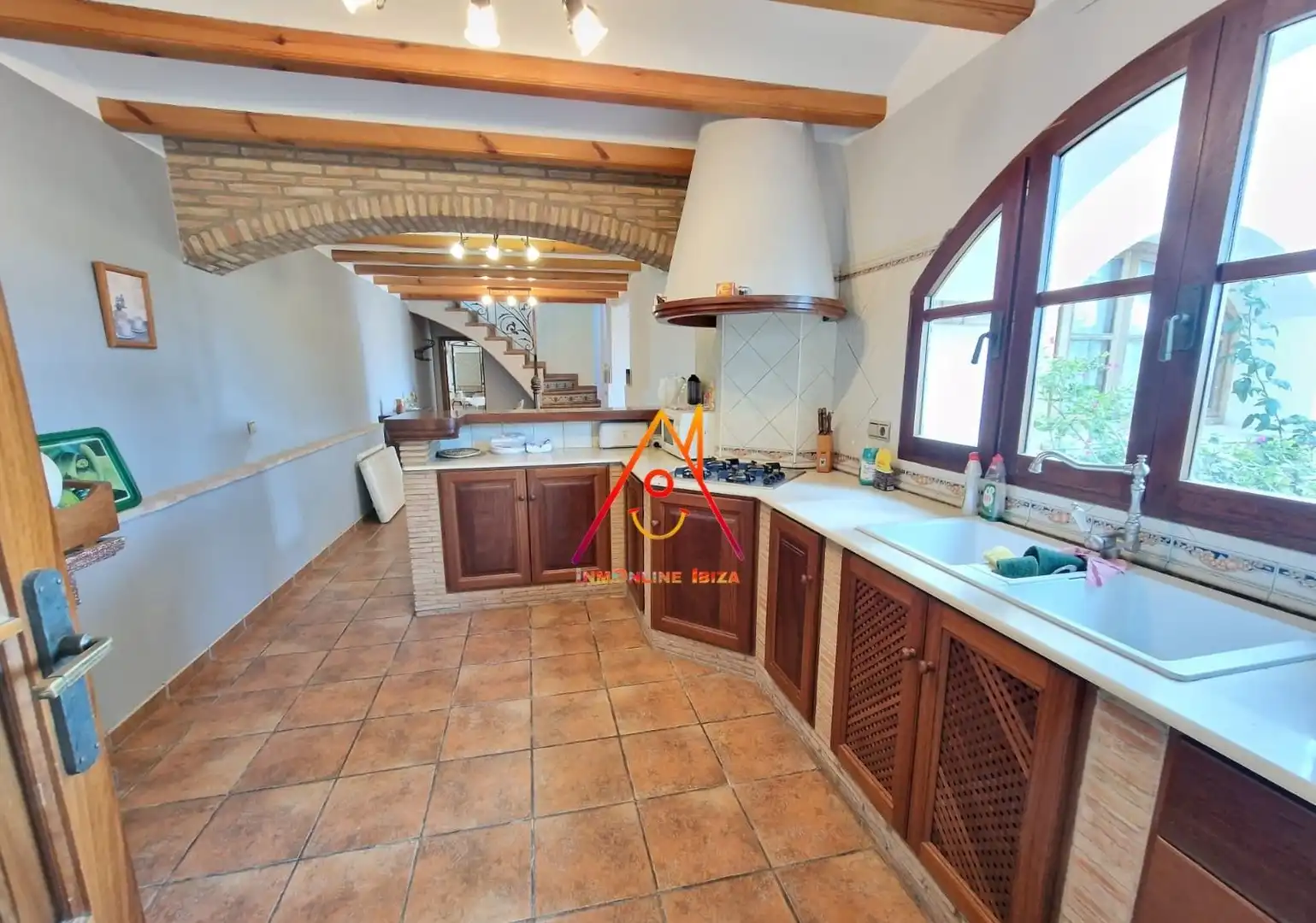 Cocina de Casa o chalet de alquiler en Tàrbena con Jardín privado, Terraza y Amueblado