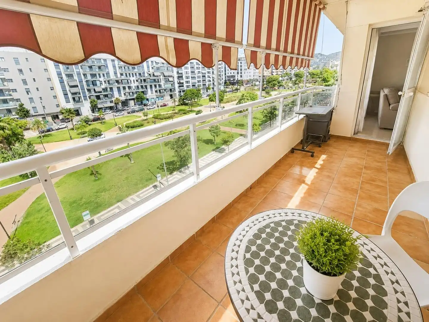 Balcony of Flat for sale in Málaga  with Air Conditioner, Terrace and Storage room