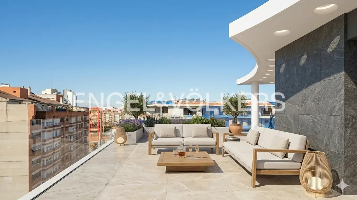 Penthouse with pool for sale in Camins al Grau, imagen 2