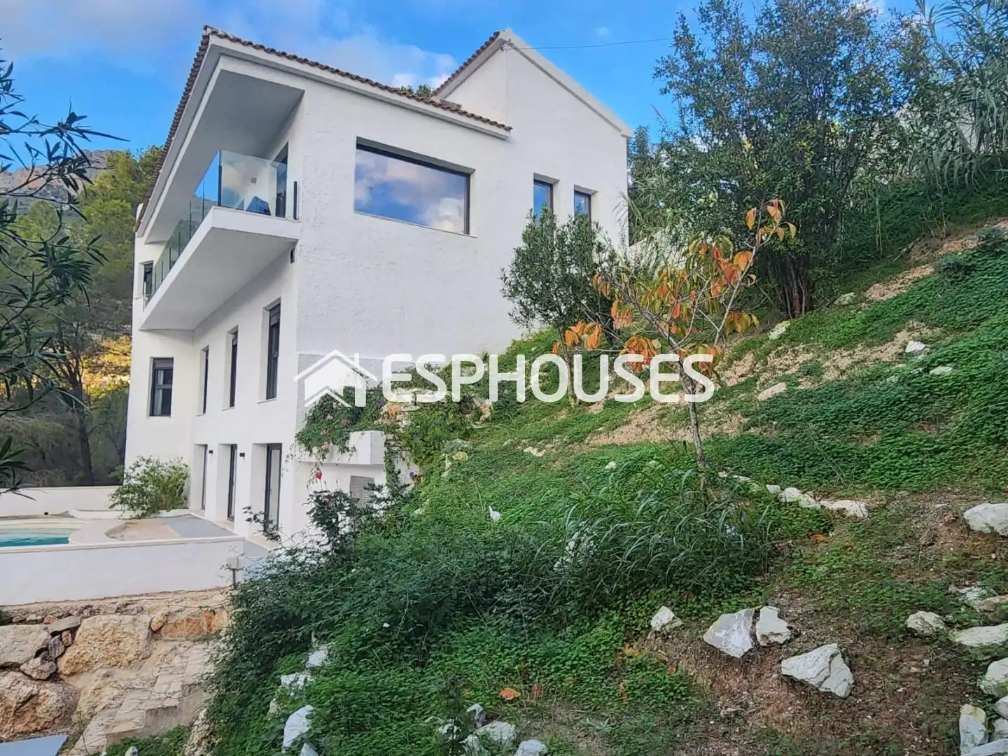Vista exterior de Casa o chalet en venta en Altea con Balcón