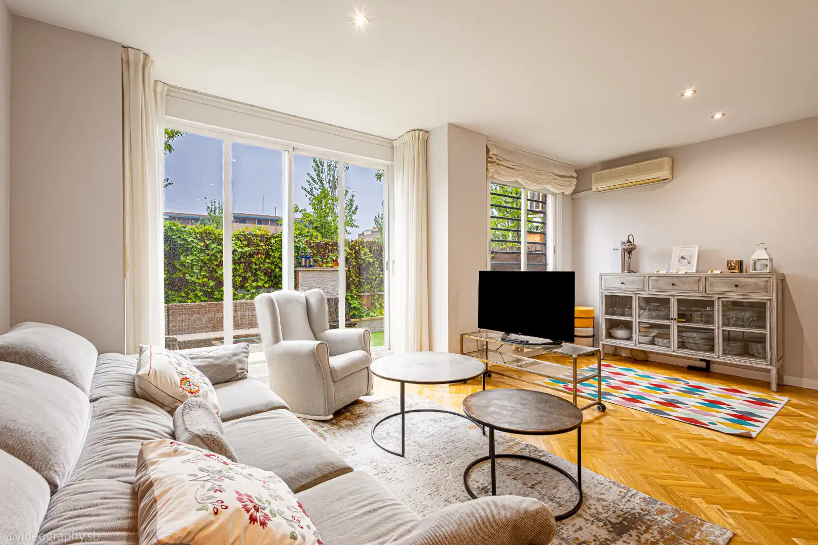 Wohnzimmer von Wohnung zum Verkauf in Las Rozas de Madrid mit Klimaanlage, Heizung und Terrasse