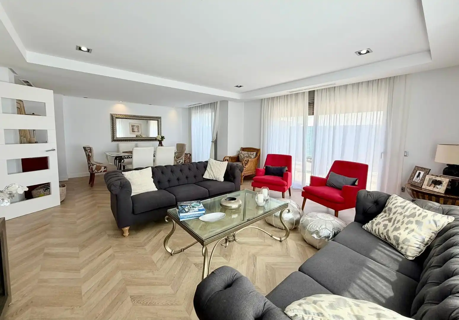 Sala de estar de Casa o chalet en venta en Almería con Trastero y Piscina