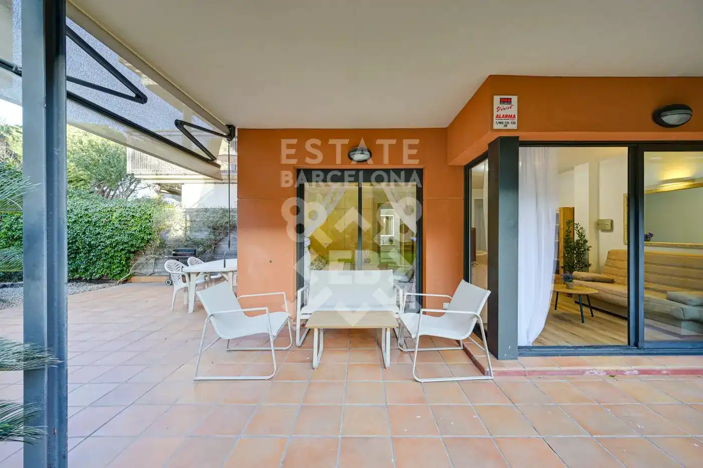 Garten von Wohnung zum Verkauf in Lloret de Mar mit Klimaanlage, Heizung und Privatgarten