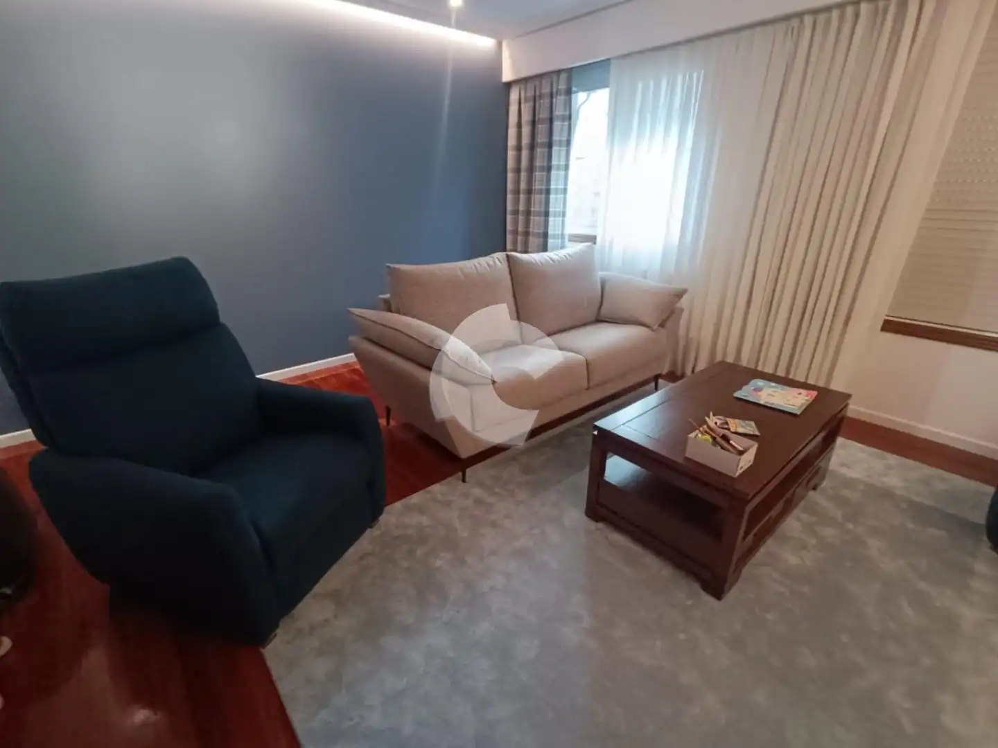 Sala d'estar de Casa adosada de lloguer en Ourense Capital  amb Jardí privat