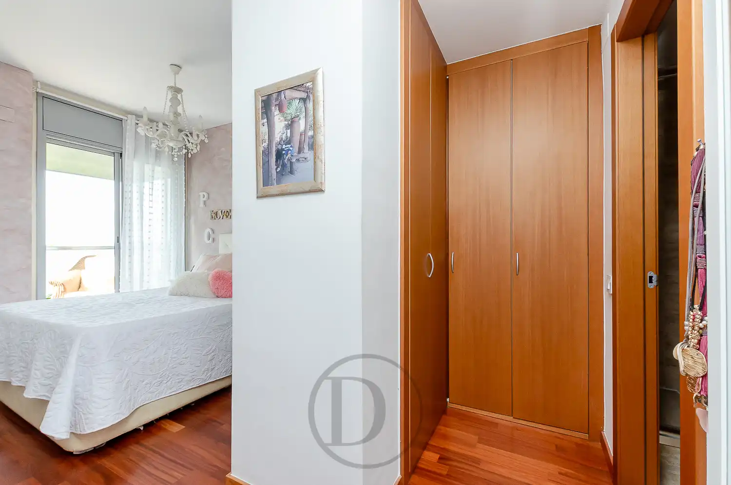 Schlafzimmer von Wohnung zum Verkauf in Esplugues de Llobregat mit Klimaanlage, Terrasse und Balkon