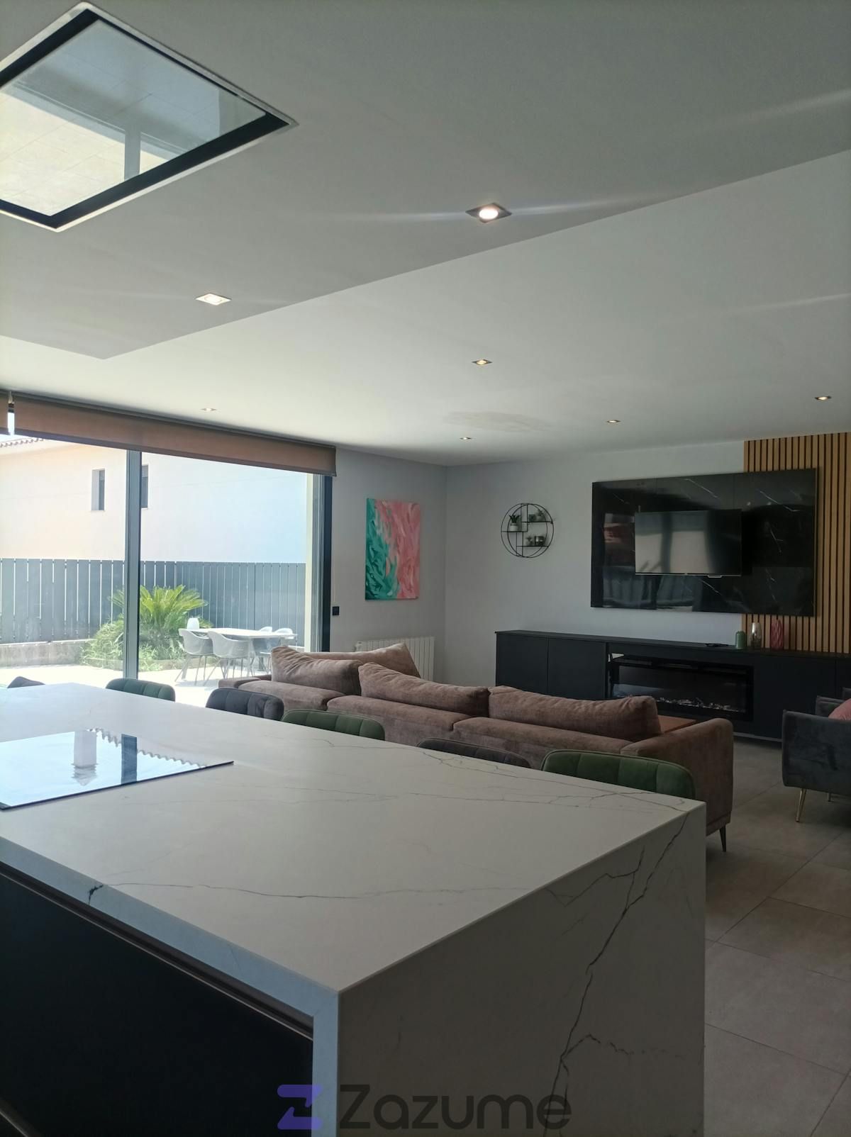 Living room of House or chalet to rent in Fontcoberta  with Heating, Terrace and Storage room