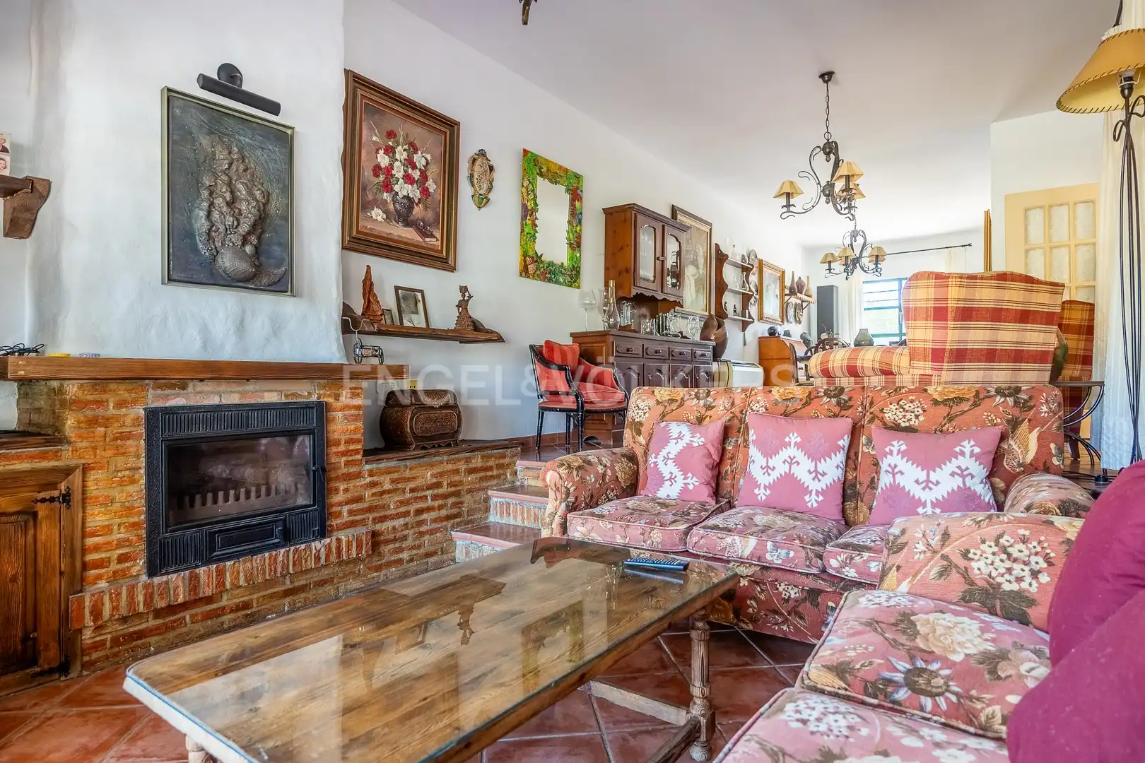 Sala de estar de Casa o chalet en venta en Carmona con Calefacción, Jardín privado y Terraza