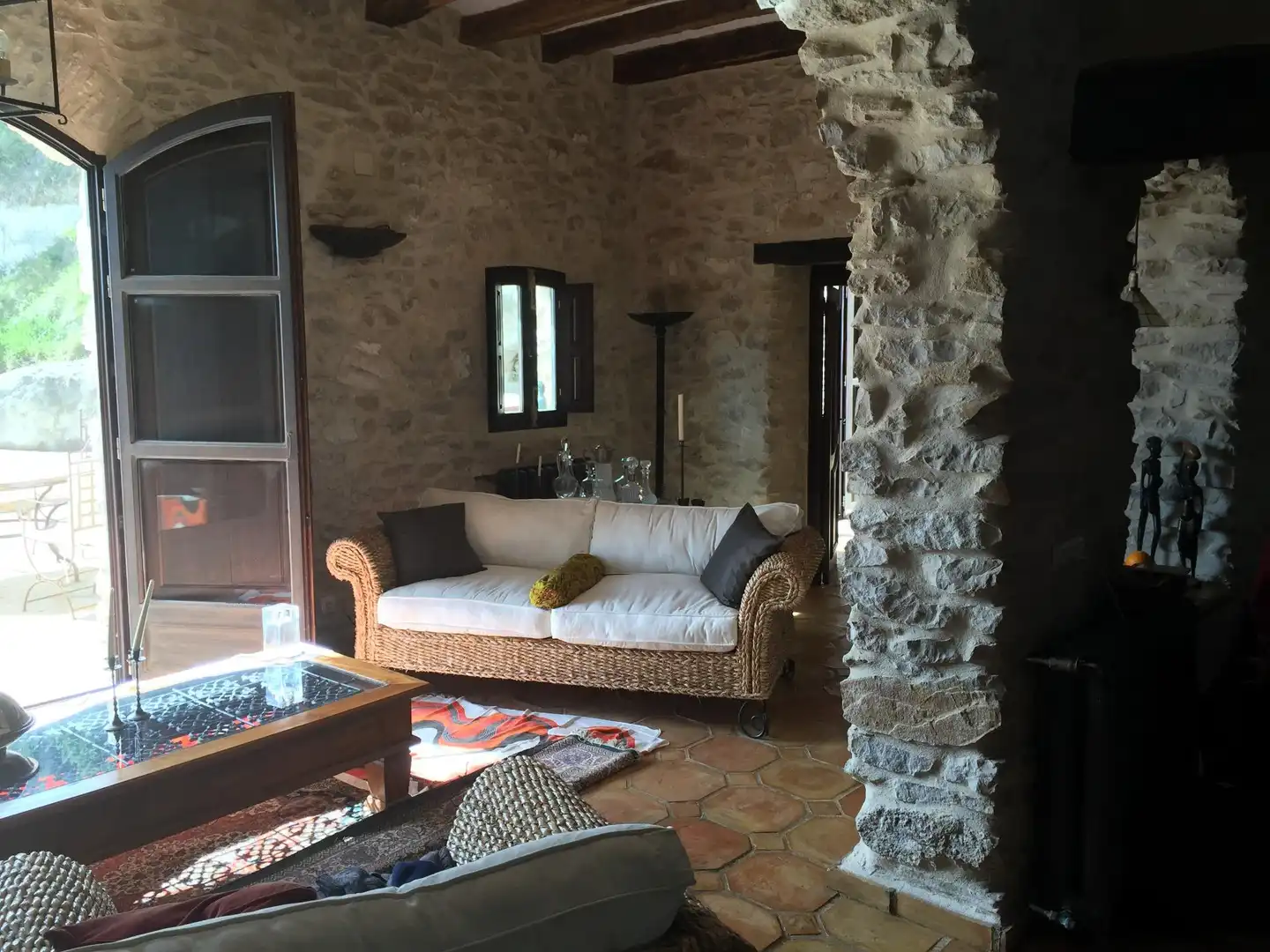 Sala de estar de Finca rústica en venta en Relleu