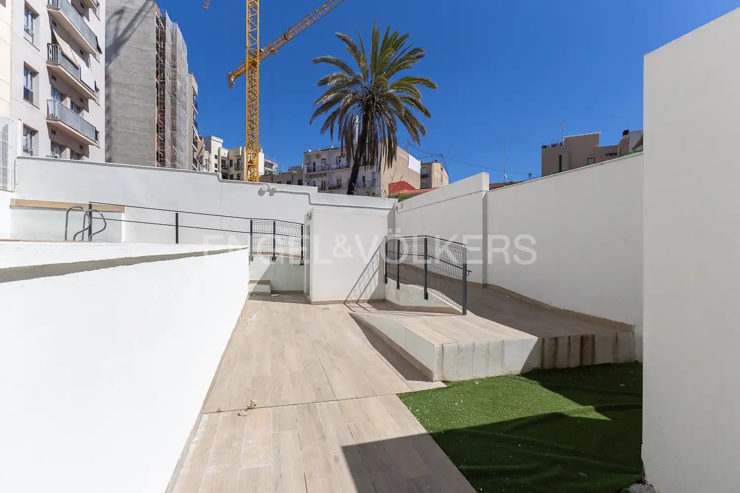 Terraza de Piso de alquiler en Valencia con Aire acondicionado, Calefacción y Parquet