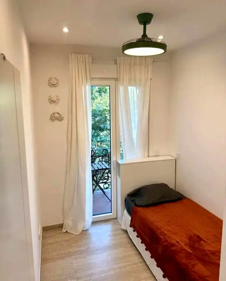 Balcony of Flat for rent in Madrid  with Air Conditioner, Heating and Terrace