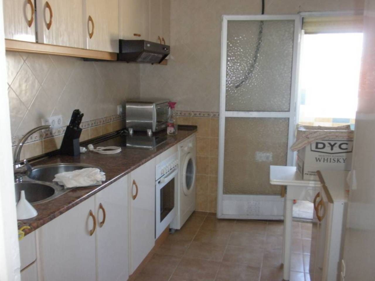 Kitchen of Flat for sale in Badajoz Capital  with Air Conditioner, Terrace and Furnished