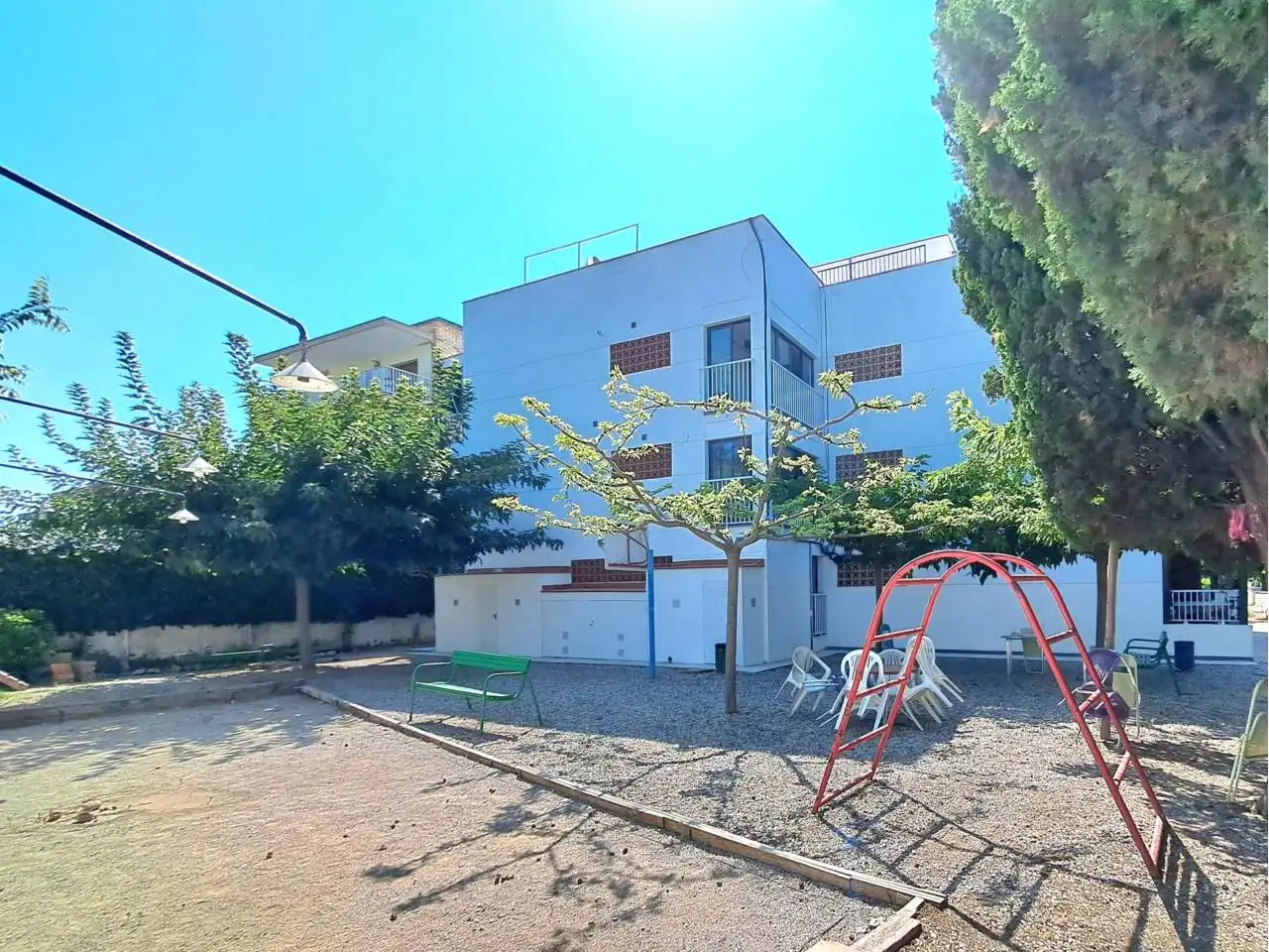 Vista exterior de Piso de alquiler en Vilanova i la Geltrú con Calefacción, Terraza y Amueblado
