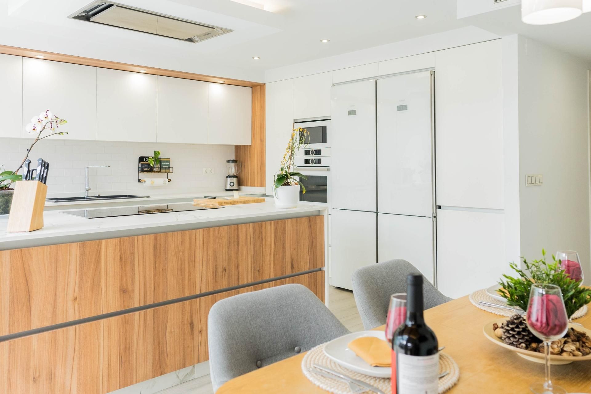Kitchen of House or chalet for sale in Málaga Capital  with Air Conditioner, Heating and Terrace