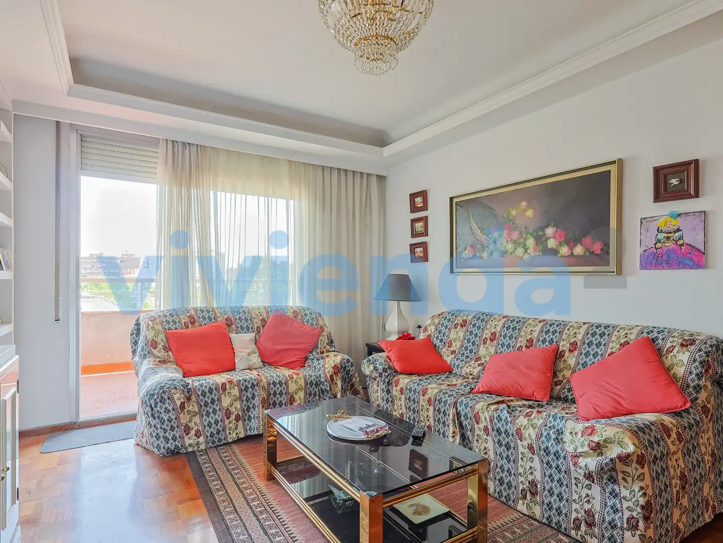 Living room of Flat for sale in Madrid  with Heating, Terrace and Storage room