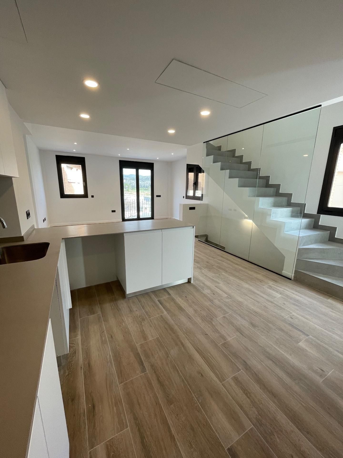 Kitchen of Single-family semi-detached for sale in Sant Salvador de Guardiola  with Air Conditioner, Private garden and Terrace