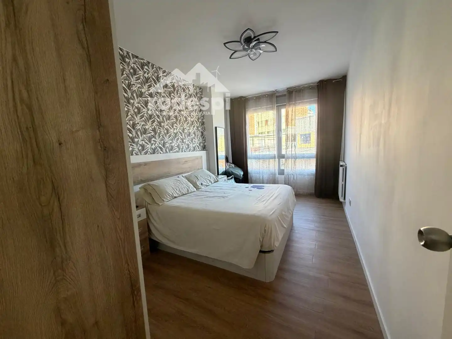 Schlafzimmer von Wohnung zur Miete in Ponteareas mit Heizung, Terrasse und Möbliert