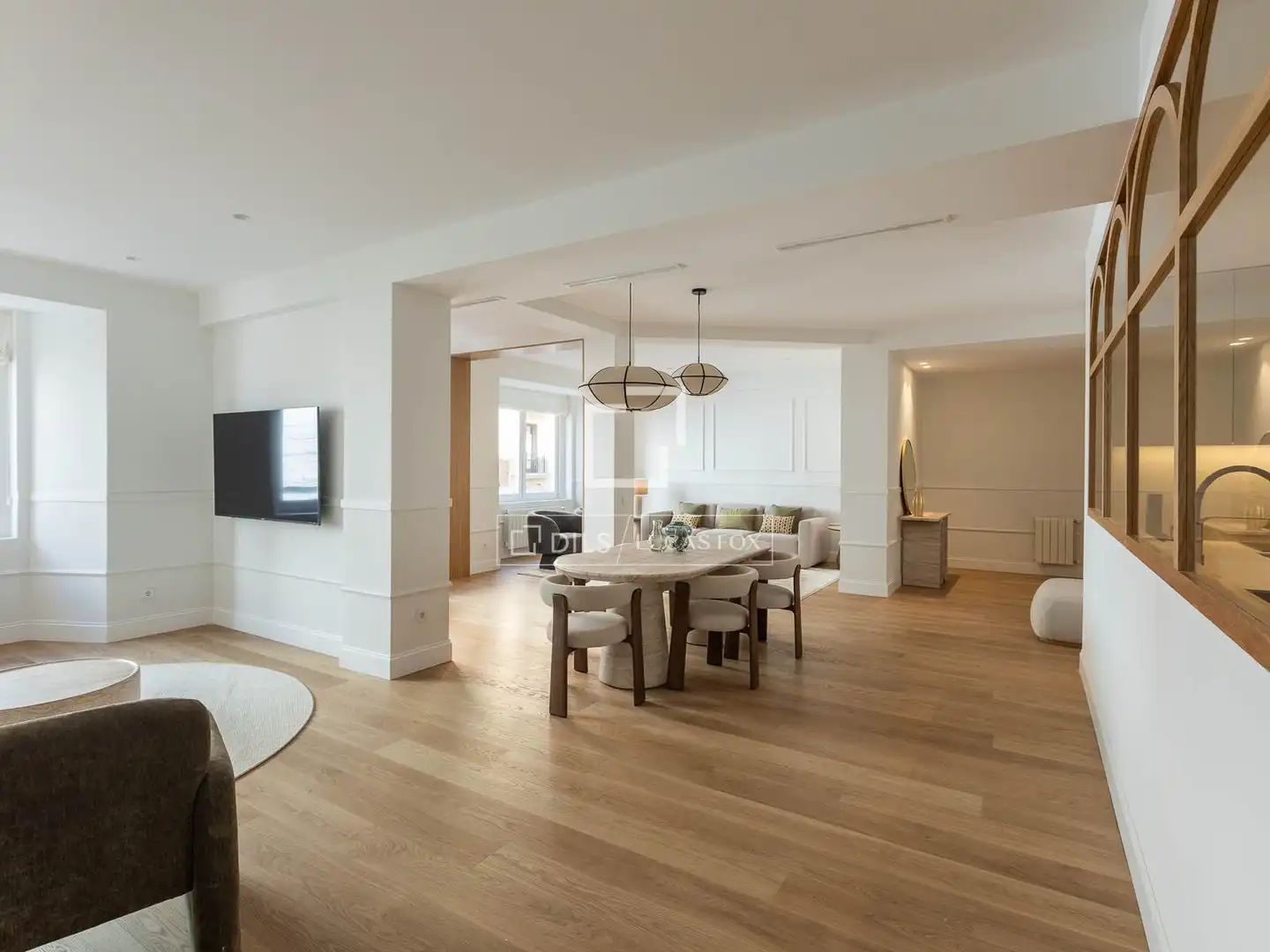 Sala d'estar de Pis en venda en Madrid amb Aire condicionat, Calefacció i Parquet