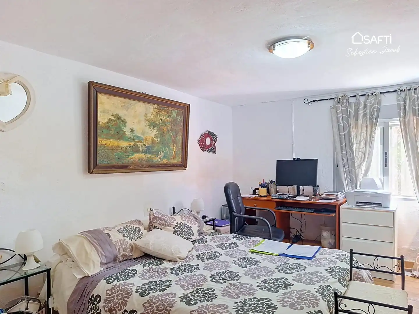 Habitación de Finca rústica en venta en Oliva con Calefacción, Terraza y Piscina