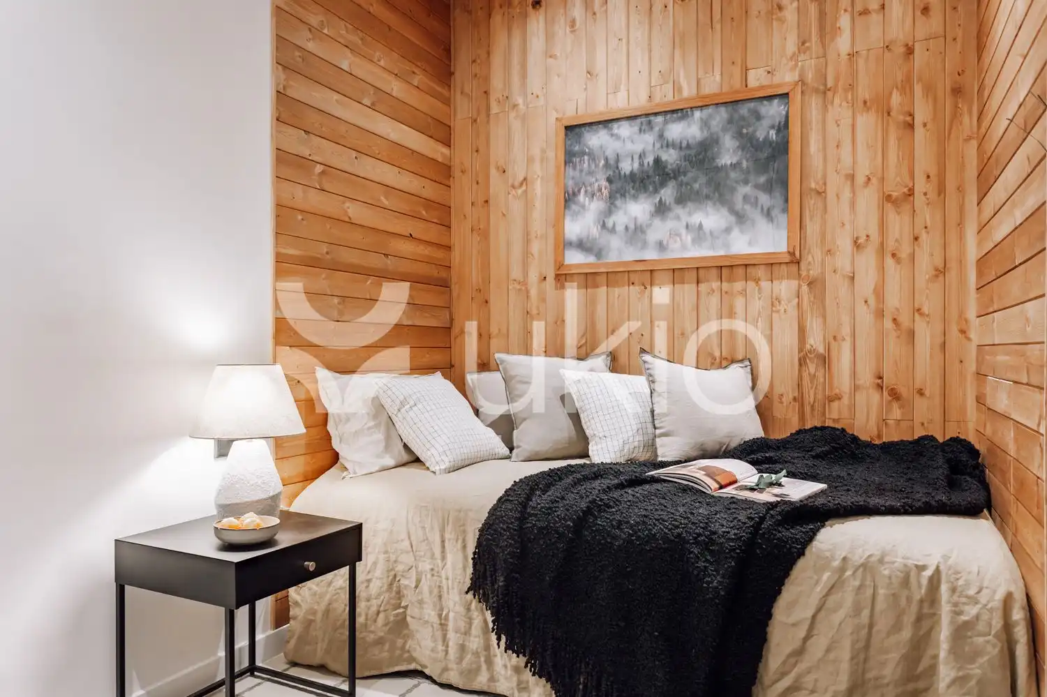 Habitación de Apartamento de alquiler en Barcelona con Aire acondicionado, Calefacción y Amueblado