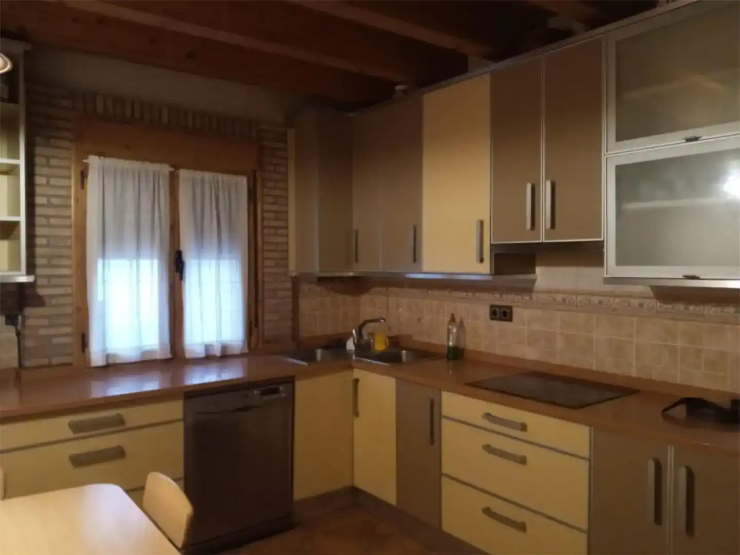 Cocina de Casa adosada en venta en Almudévar con Parquet, Amueblado y Internet
