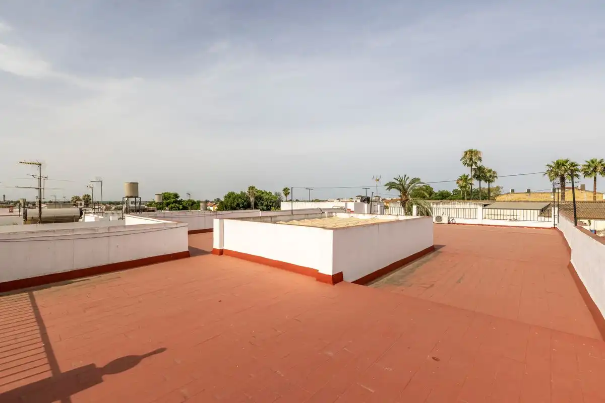 Terrasse von Maisonette zum Verkauf in Bollullos de la Mitación mit Heizung, Privatgarten und Abstellraum