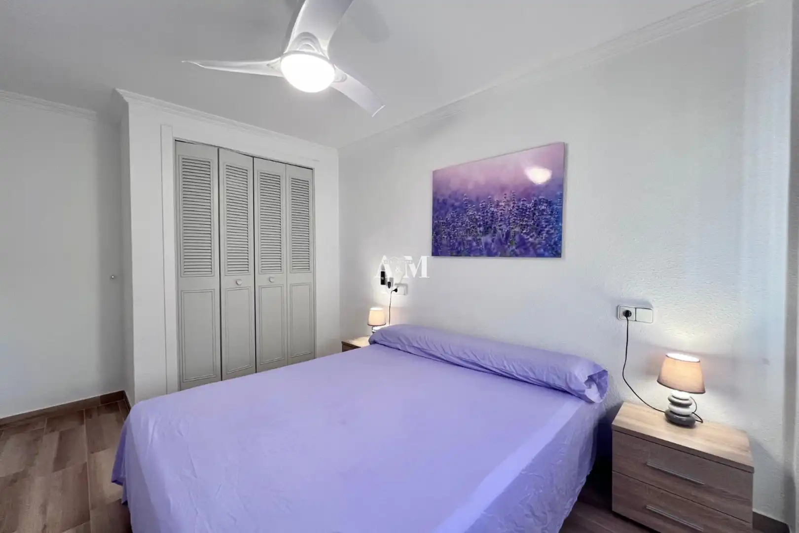 Schlafzimmer von Haus oder Chalet zur Miete in Torrevieja mit Klimaanlage, Heizung und Parkett