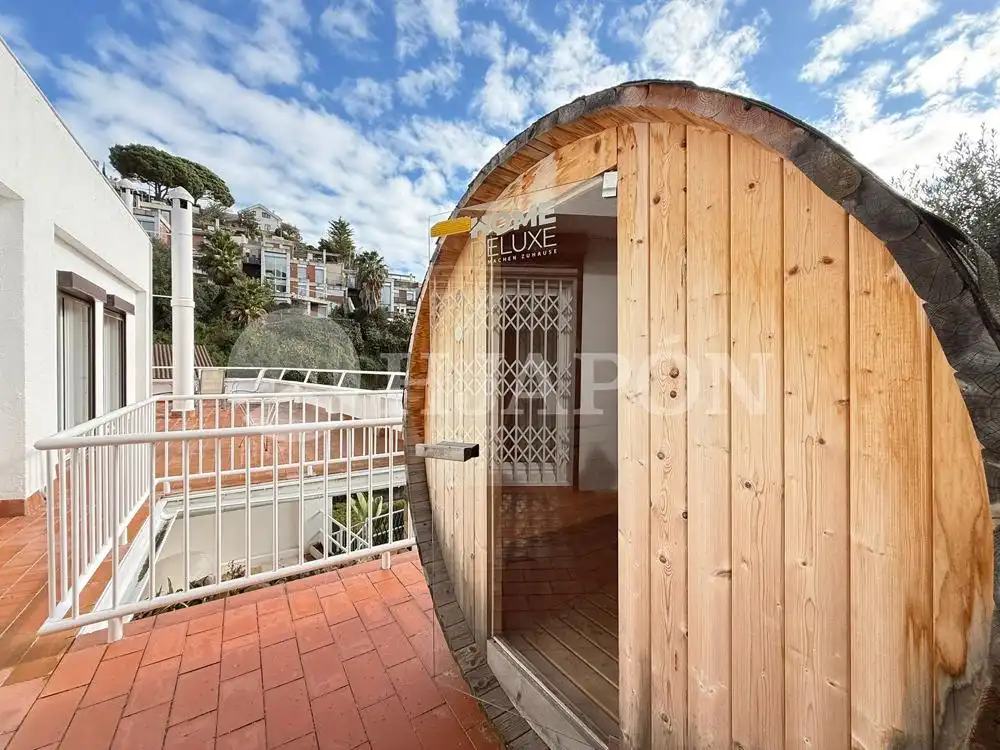 Terraza de Casa o chalet en venta en Alella con Aire acondicionado, Calefacción y Jardín privado