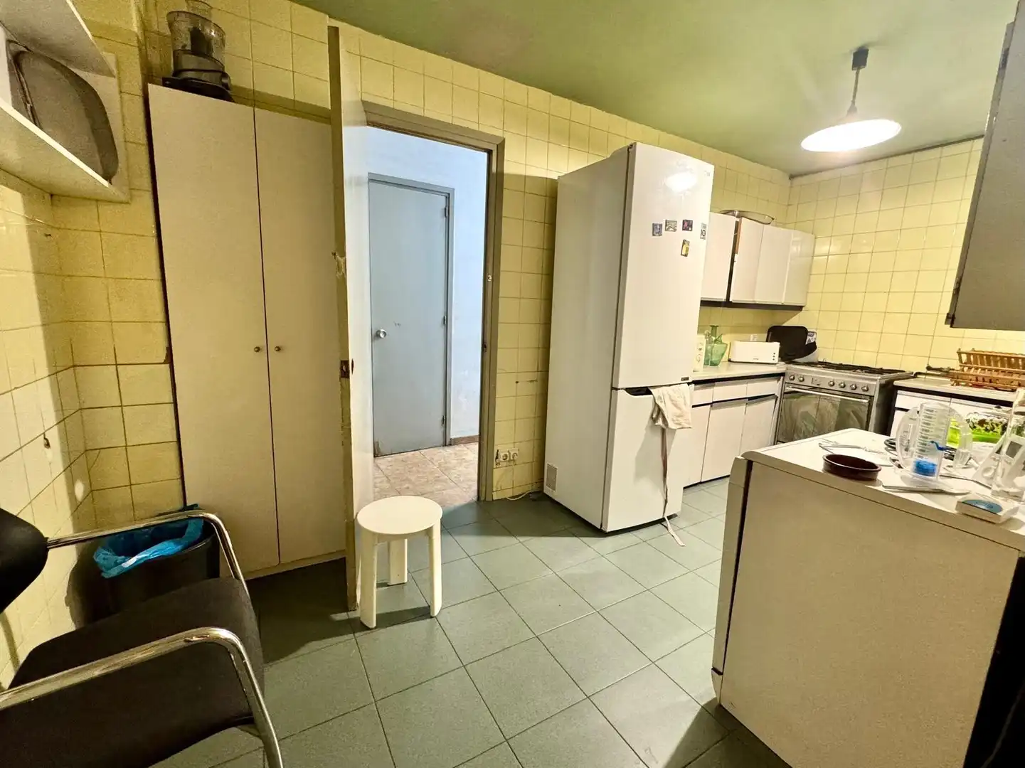 Küche von Wohnung zum Verkauf in Barcelona mit Klimaanlage, Heizung und Balkon