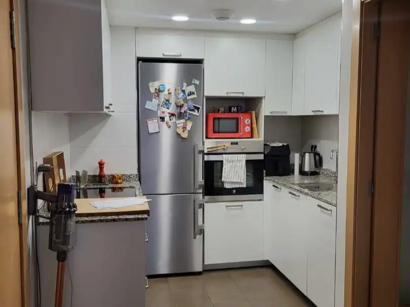 Küche von Wohnung zur Miete in Barcelona mit Klimaanlage, Heizung und Abstellraum