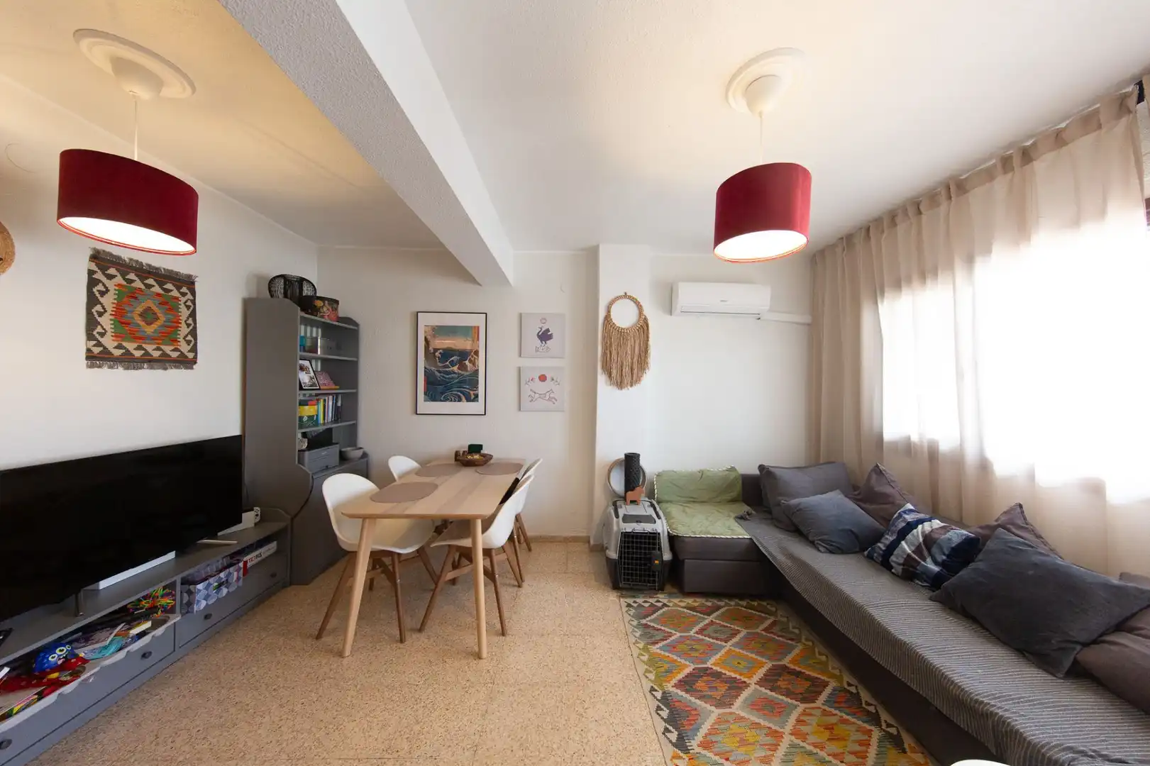Sala d'estar de Apartament en venda en Alicante / Alacant amb Aire condicionat, Calefacció i Terrassa