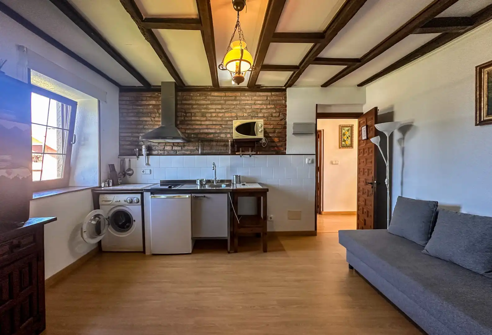 Cocina de Casa o chalet en venta en Alfoz de Lloredo con Calefacción, Jardín privado y Terraza