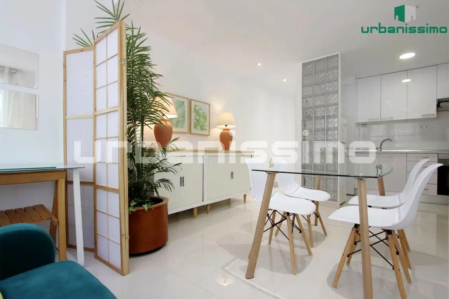 Living room of Apartments for rent in Madrid  with Air Conditioner, Heating and Furnished