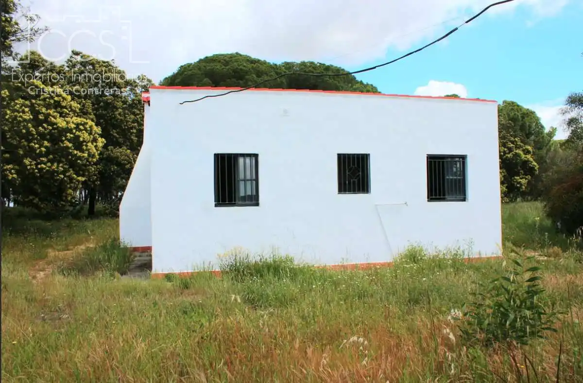 Vista exterior de Finca rústica en venda en Almonte amb Traster i Moblat