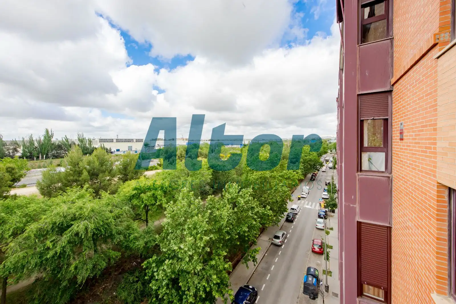 Balcony of Flat for sale in Madrid  with Air Conditioner, Heating and Storage room