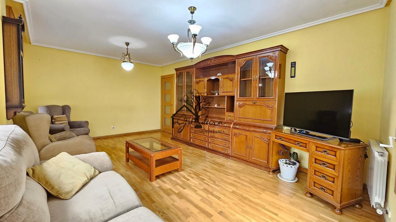 Living room of Flat for sale in Narón  with Heating, Terrace and Storage room