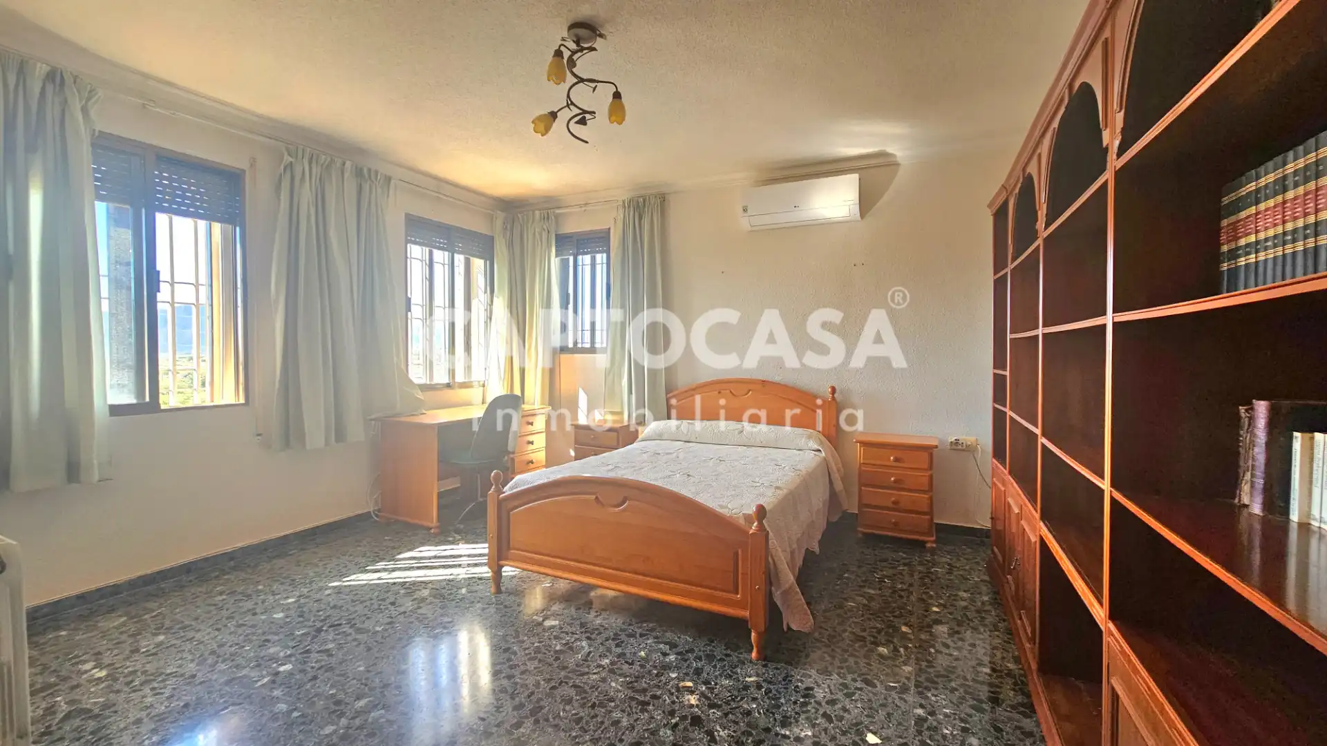 Schlafzimmer von Country house zum Verkauf in Cartagena mit Klimaanlage, Heizung und Privatgarten
