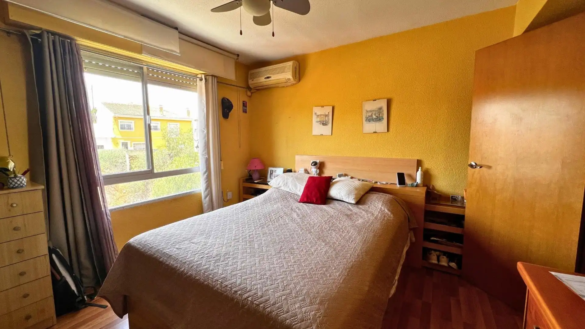 Schlafzimmer von Wohnung zum Verkauf in Monóvar  / Monòver mit Heizung und Balkon