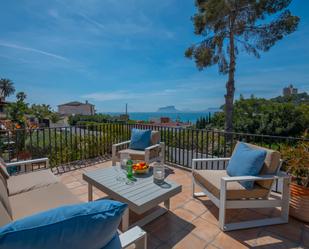 Terrace of Single-family semi-detached for sale in Moraira