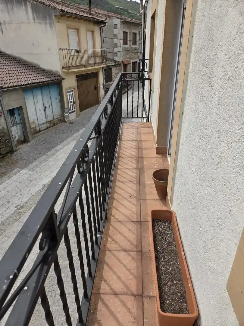 Balcony of Flat for sale in Sanchotello  with Storage room, Furnished and Balcony