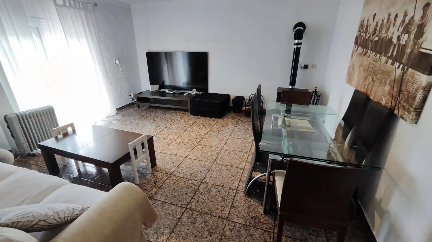 Sala de estar de Casa adosada en venta en Rubí con Trastero