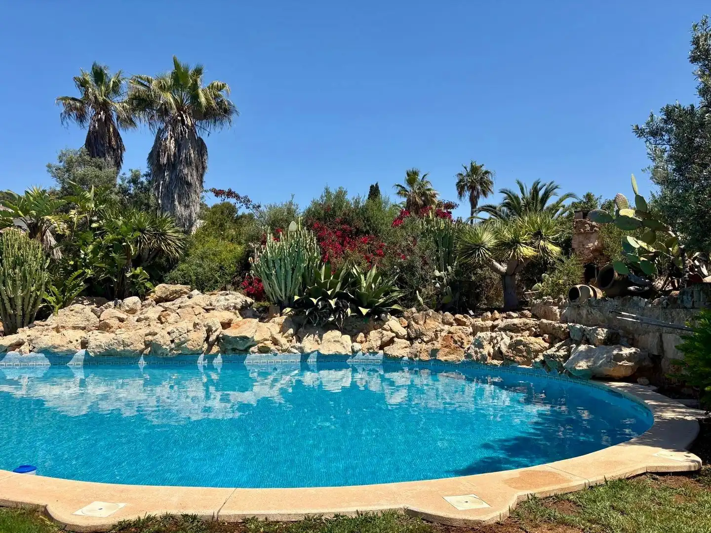 Piscina de Casa o xalet de lloguer en Andratx amb Aire condicionat, Calefacció i Jardí privat