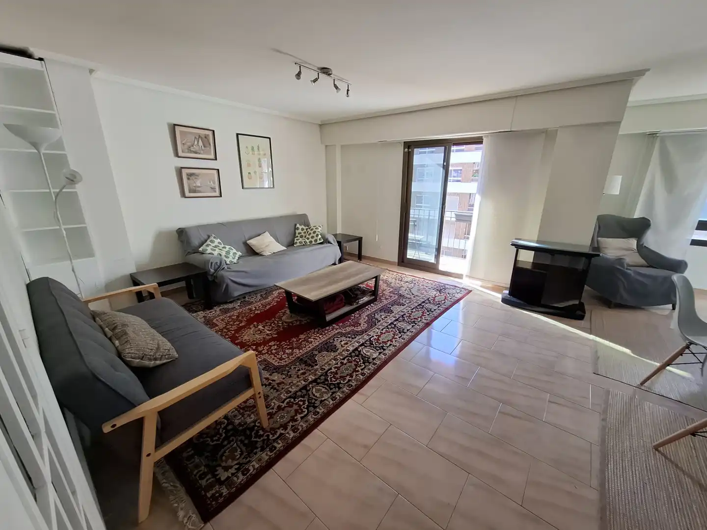 Wohnzimmer von Wohnung zum Verkauf in Valencia mit Möbliert und Balkon