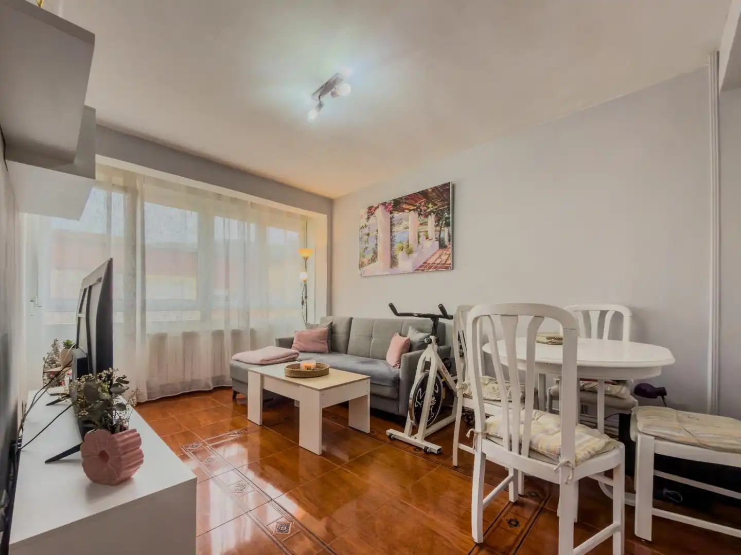 Living room of Flat for sale in Santa María de Cayón  with Heating and Furnished